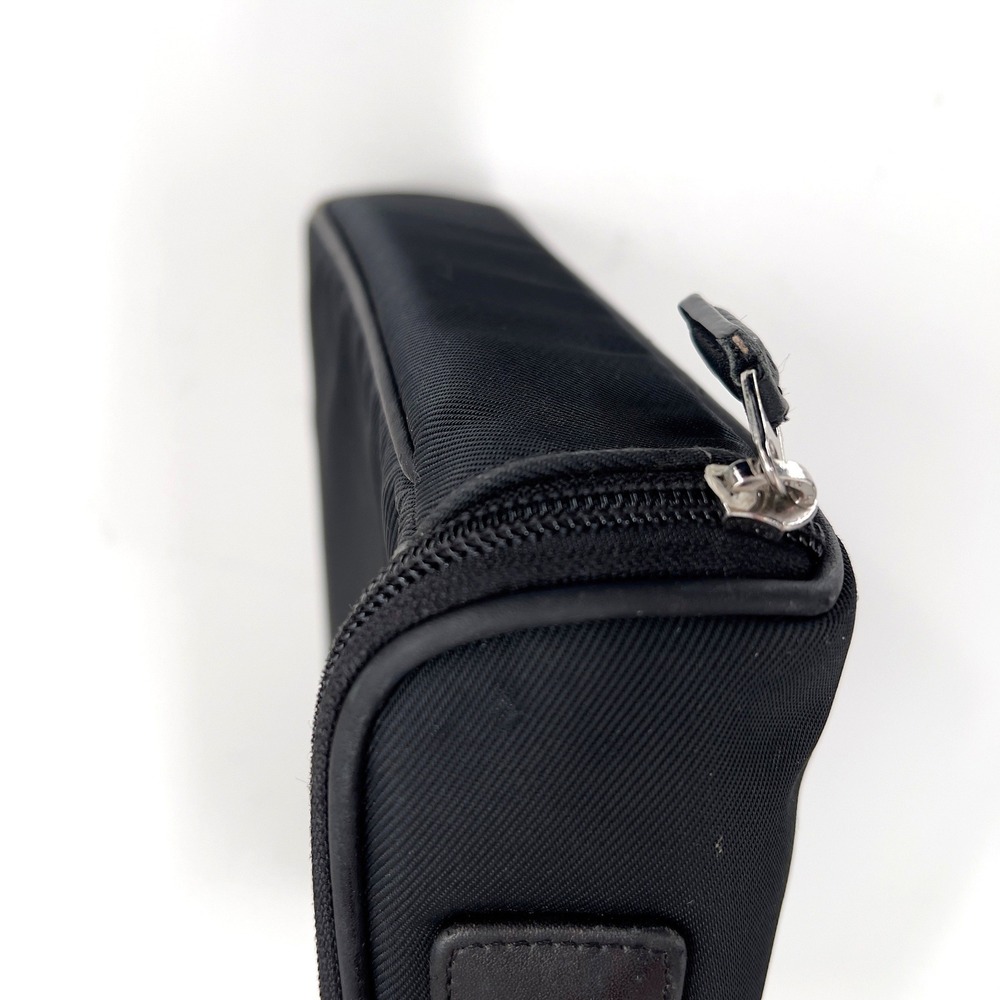 Coach‎ NotebookTablet Case Black Leather Trim Zip Around - Picture 10 of 10